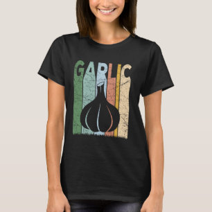 Knoblauch Vintage Knoblauchbauer Retro Gemüse Baue T-Shirt