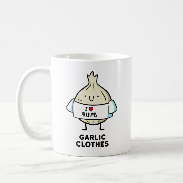 Knoblauchkleidung Niedlich Allium Puppe Tasse (Links)