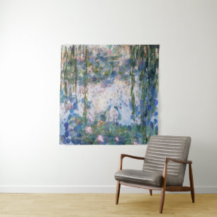 Knoblauchlilien Seerosen Fine Art Spoof Wandteppich