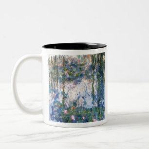 Knoblauchlilien Seerosen Fine Art Spoof Zweifarbige Tasse