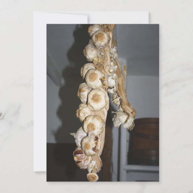 Knoblauchring Einladung (Vorderseite)