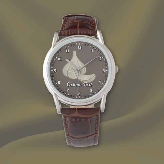 Knoblauchschnitt-Symbol Armbanduhr (Von Creator hochgeladen)