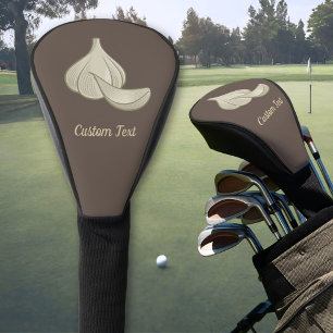 Knoblauchschnitt-Symbol Golf Headcover