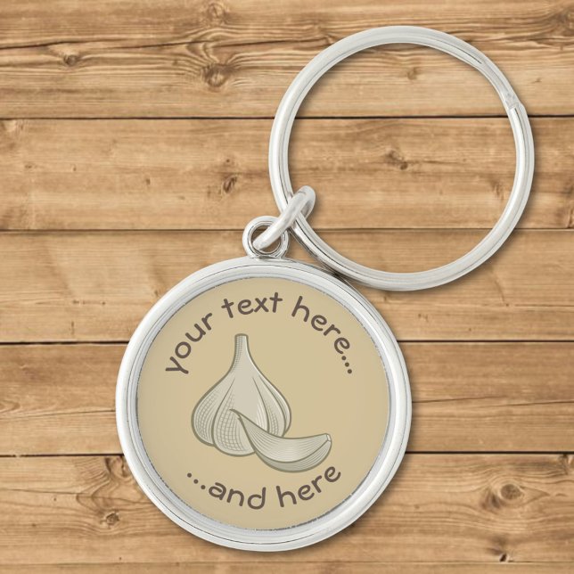 Knoblauchschnitt-Symbol Schlüsselanhänger (Von Creator hochgeladen)