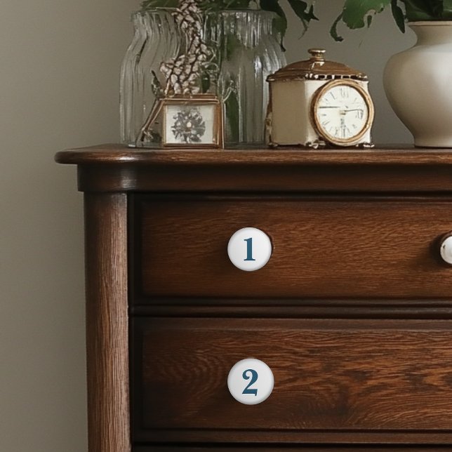 Knobs aus blau-weißer Keramik Keramikknauf (Von Creator hochgeladen)