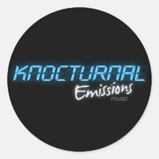 KnocEms-Logo-Aufkleber Runder Aufkleber