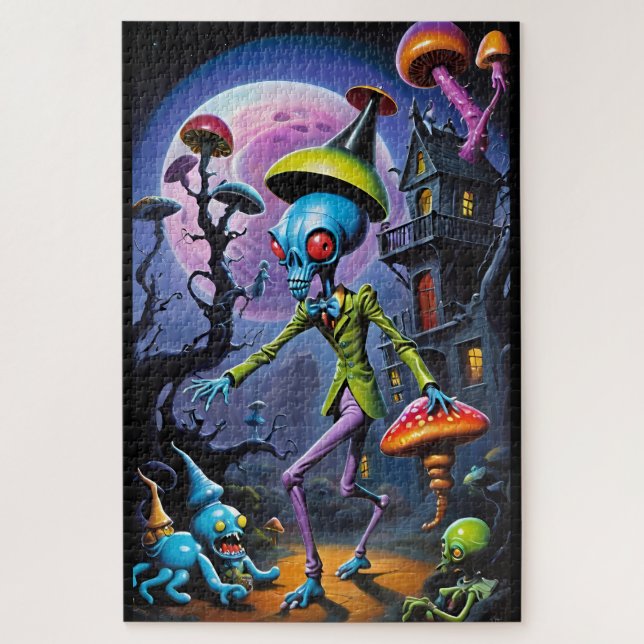 Knöchel-Biter in Shroom Town Fantasy Puzzle (Vertikal)