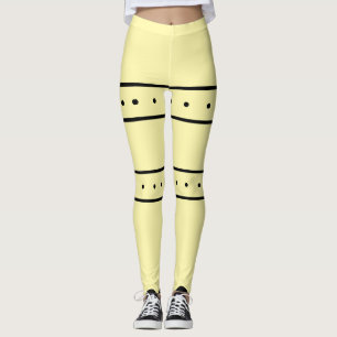 Knöchel Leggings-Lemon Gelb Leggings