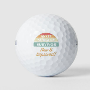 Knöchel Operation Survivor Spaß Golfball