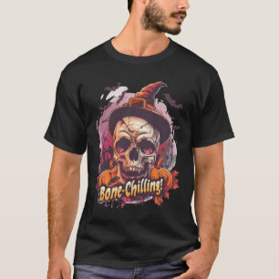 Knöchelschädel & Kürbiskürbis Halloween T-Shirt
