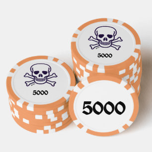 Knochen 5000 Poker-Chip Pokerchips