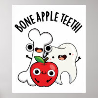 Knochen Apple Teeth Funny Bona Appetit Pub