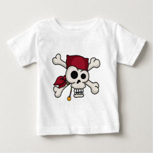 Knochen-Baby-T-Shirt des Schädel-N Baby T-shirt