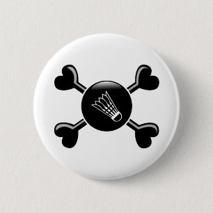 Knochen-Badminton Button