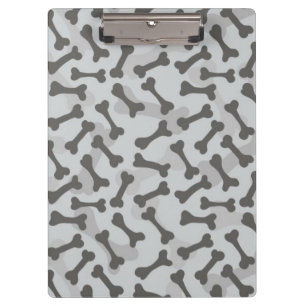 Knochen-Beschaffenheits-Muster Greyscale Klemmbrett