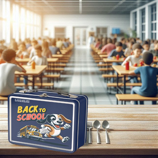 Knochen-Bus zurück zur Schule Metall Brotdose (Von Creator hochgeladen)