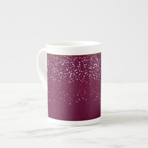 Knochen-China Tasse-Petite Berry Stars-Wine Prozellantasse