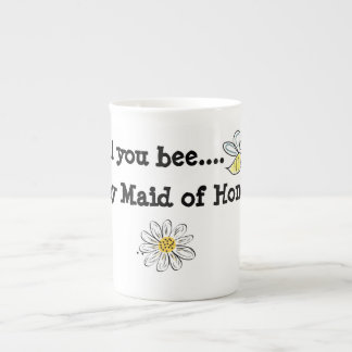 Knochen-China-Tasse wird Sie Biene meine Prozellantasse