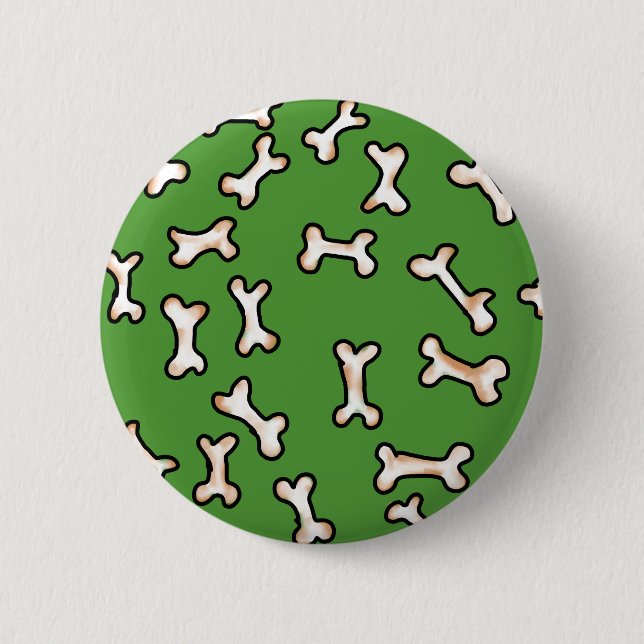 Knochen Design Button (Vorderseite)