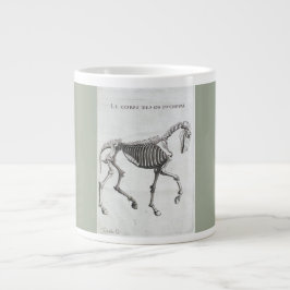 Knochen eines Pferds Jumbo-Tasse