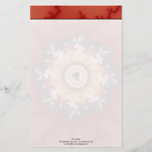 Knochen - Fraktal Briefpapier