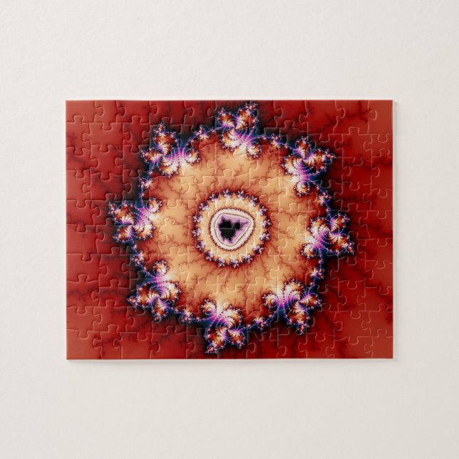 Knochen - Fraktal Puzzle (Horizontal)