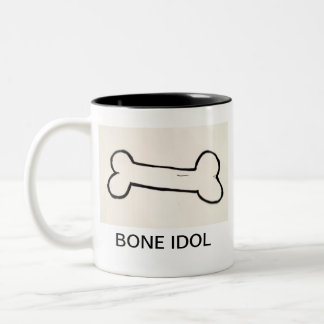KNOCHEN-IDOL ZWEIFARBIGE TASSE
