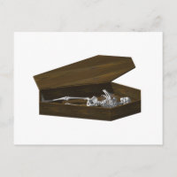 Knochen in einem Sarg: Halloween: