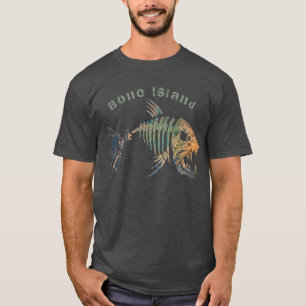 Knochen-Insel-Fische T-Shirt
