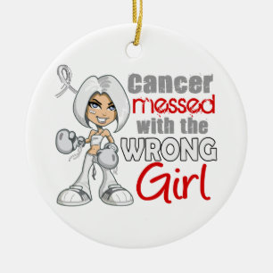 Knochen-Krebs verwirrt mit falschem Mädchen Keramikornament