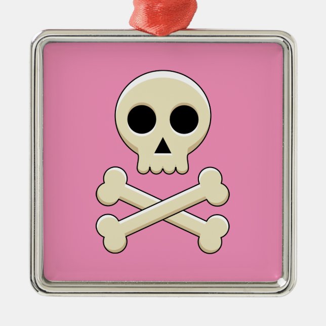 Knochen Ornament Aus Metall (Vorne)