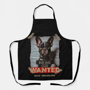 Knochen-Schmuggelnder Böser Hund: Der Mugshot der Schürze