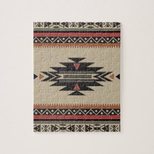 Knochen, Schwarzes, Rost-Ureinwohner-Art Puzzle