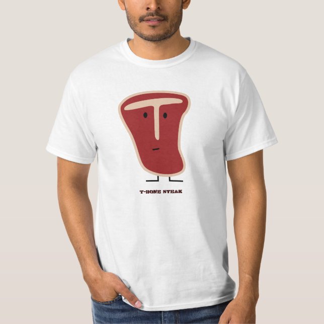 Knochen-Steak-Wert-Shirt T-Shirt (Vorderseite)
