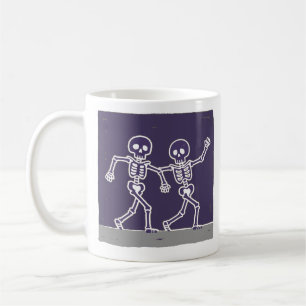 Knochen, um an Halloween wild zu sein, lustiger ta Kaffeetasse