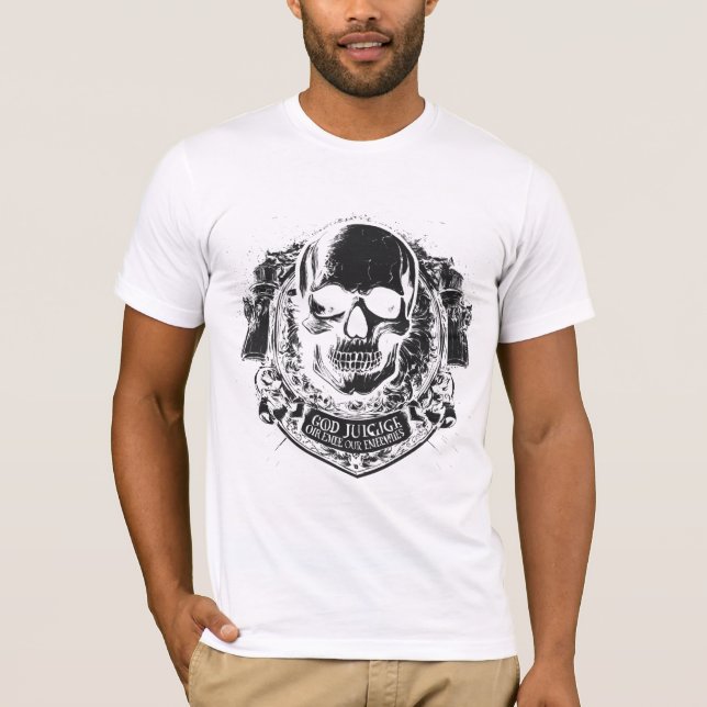 Knochen und Blüten T-Shirt (Vorderseite)