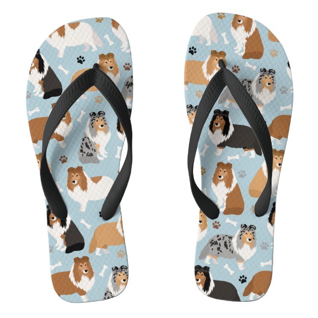 Knochen und Klauen Flip Flops (Fußbett)