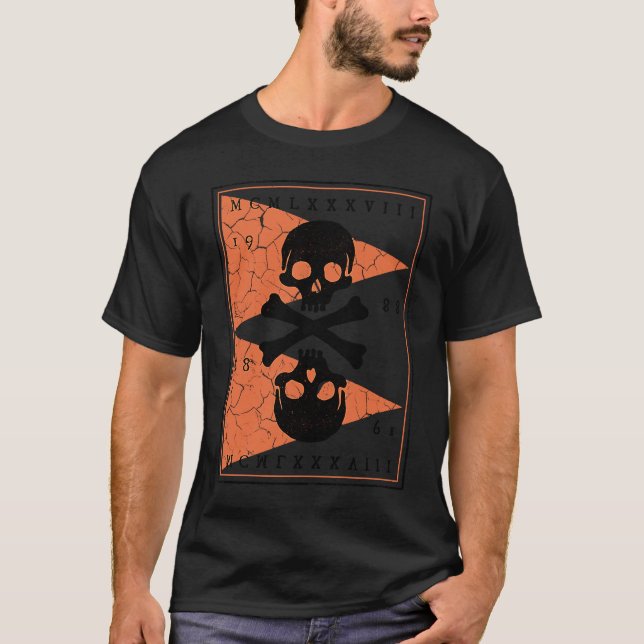 Knochen und Schädelpest 3 T-Shirt (Vorderseite)