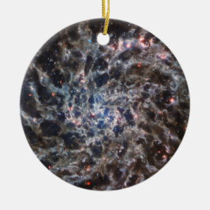 Knochen von Galaxy IC5332 von JWST Keramik Ornament