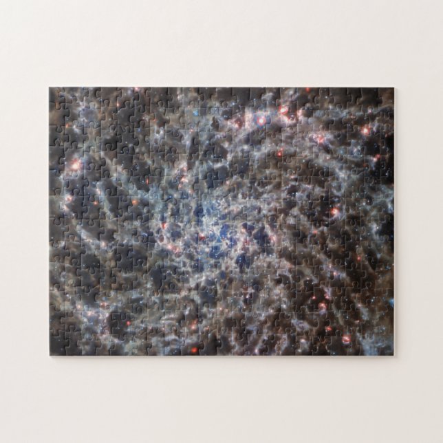 Knochen von Galaxy IC5332 von JWST Puzzle (Horizontal)