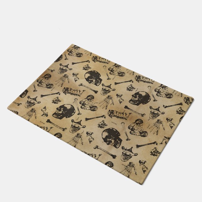 Knochenanatomie Fußmatte (Schrägansicht)