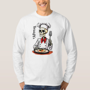 Knochenappetit Skeletton Koch halloween T-Shirt
