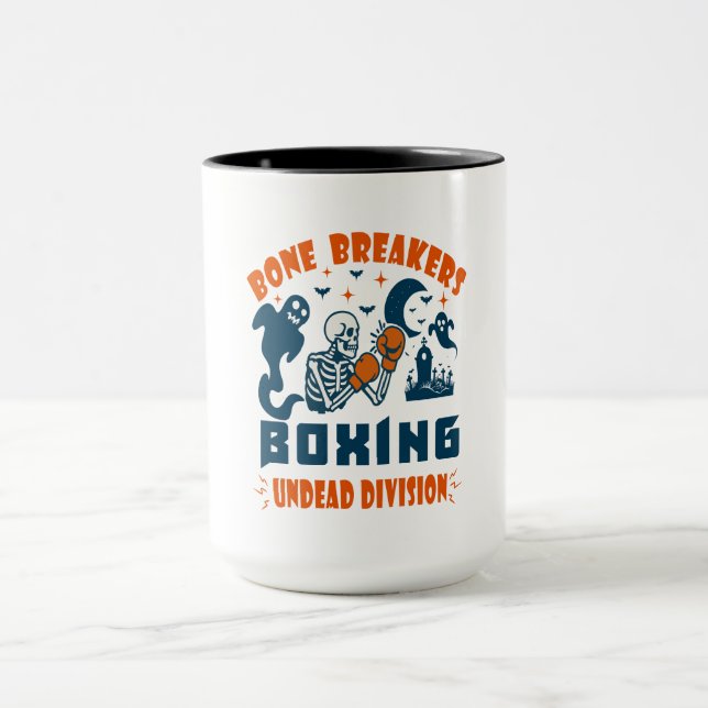 Knochenbrecher Boxing untote Division Tasse (Zentrum)