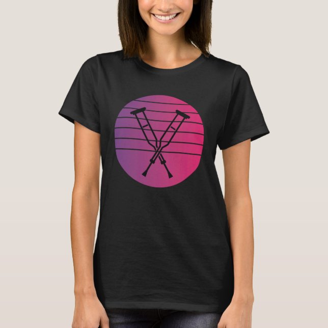 Knochenbruch Beinbruch Bruch T-Shirt (Vorderseite)
