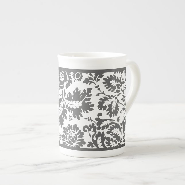 KNOCHENCHINA TASSE: WILLIAM MORRIS : VENEZIANISCHE PROZELLANTASSE (Vorderseite Rechts)