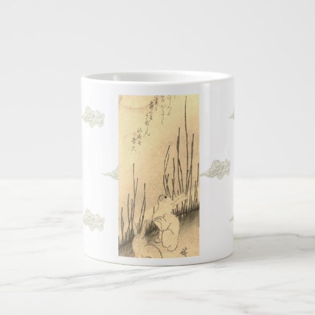 KNOCHENChina Tasse ZWEI BUNNEN UND EIN MUND W/ SCH (Vorderseite)