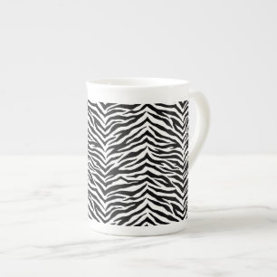 Knochenerkrankung Tasse Zebra Print Bone China Tas