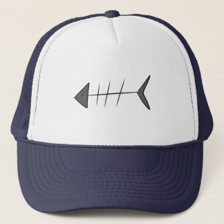 Knochenfisch Truckerkappe