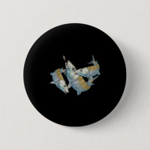 Knochenfischjagd Ein Salz Wasser Fliegenfischen &a Button