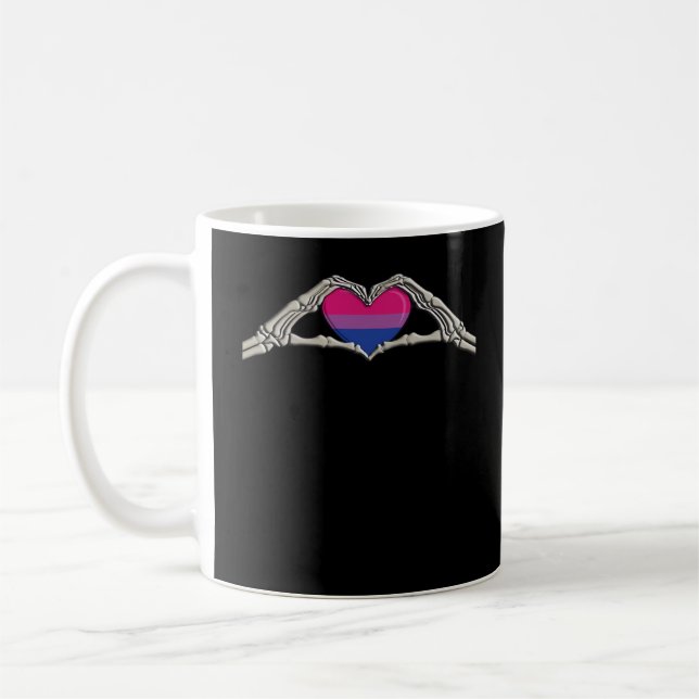 Knochenhandschuhe Kaffeetasse (Links)